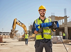 Использование бесщеточной дрели с микроударом для алмазного бурения Keos Pulsar KS-158