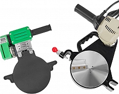 Нагреватель и торцеватель механического стыкового сварочного аппарата для пнд труб Gas Fusion Red-160R2 Нагреватель и торцеватель механического стыкового сварочного аппарата для пнд труб Gas Fusion Red-160R2