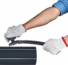 Применение широкого ручного четырехгранного скребка для снятия оксидного слоя Gas Fusion Применение широкого ручного четырехгранного скребка для снятия оксидного слоя Gas Fusion